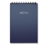 Moyu Uitwisbaar Notitieboek | A6 | 24 pagina's | Hardcover | Blauw