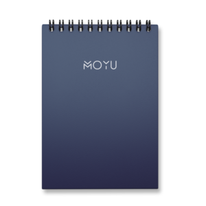 Moyu Uitwisbaar Notitieboek | A6 | 24 pagina’s | Hardcover | Blauw