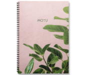 Moyu Uitwisbaar Notitieboek Ringband A4 32 pagina's Pink Planter