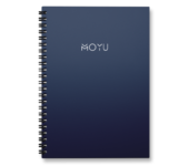 Moyu Uitwisbaar notitieboek | A5 | 40 pagina's | Hardcover | Blauw