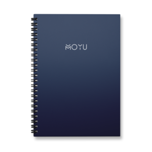 Moyu Uitwisbaar notitieboek Ringband A5 Rocksolid 40 pagina’s Blauw