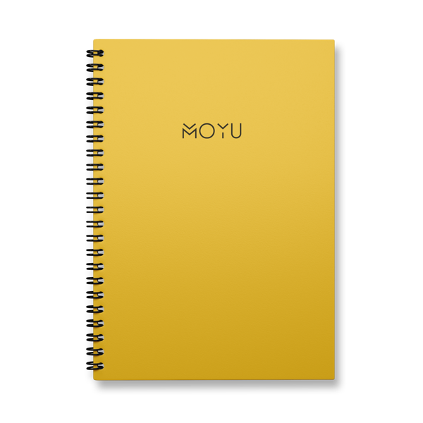 Moyu | A5 | 40 pagina's | Premium Hardcover | Geel | 4 stuks