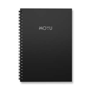 Moyu Uitwisbaar notitieboek | A5 | 40 pagina’s | Hardcover | Zwart