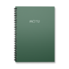 Moyu Uitwisbaar Notitieboek | A5 | 40 pagina's | Hardcover | Groen