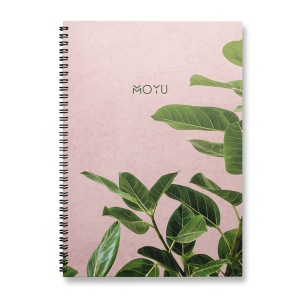 Moyu Uitwisbaar Notitieboek A5 40 pagina's Pink Planter