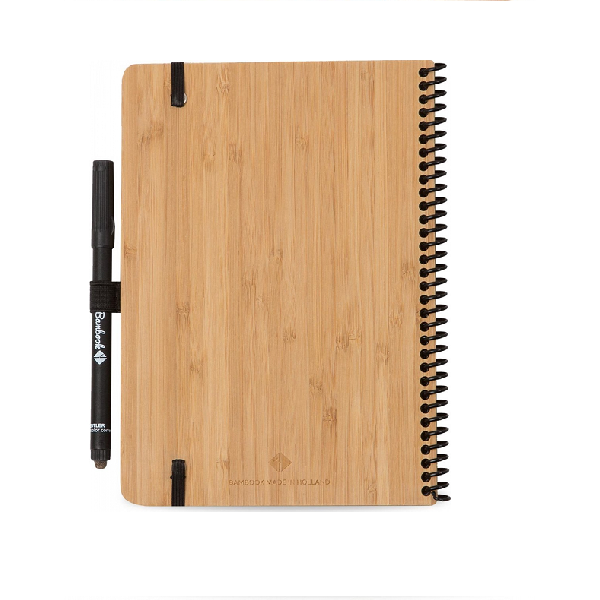 Bambook uitwisbaar notitieboek 40 pagina's A5 hardcover bamboo