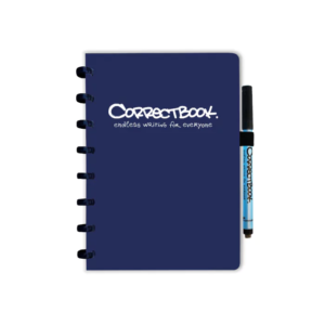 Uitwisbaar notitieboek A5 Correctbook Blauw