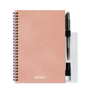 Happinote Uitwisbaar notitieboek | A5 | 100 pagina’s | Softcover | Pink Desert