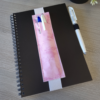 Penhouder etui voor A5 notitieboek | Roze | 2 pennen